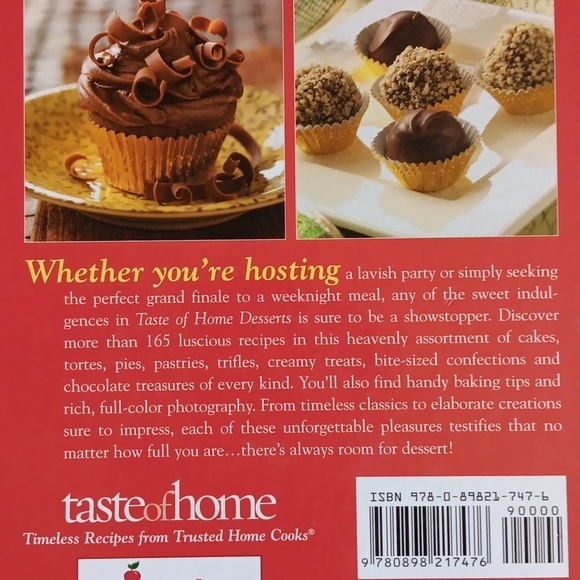 Desserts Hardcover Cookbook With 165 Recipes, Cakes Cookies Sweets Treats - Picture 6 of 14